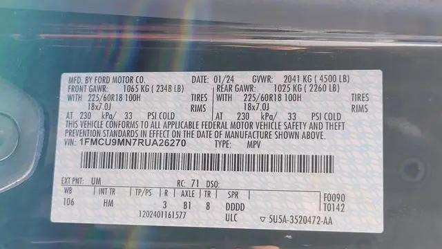 2024 Ford Escape ST-Line