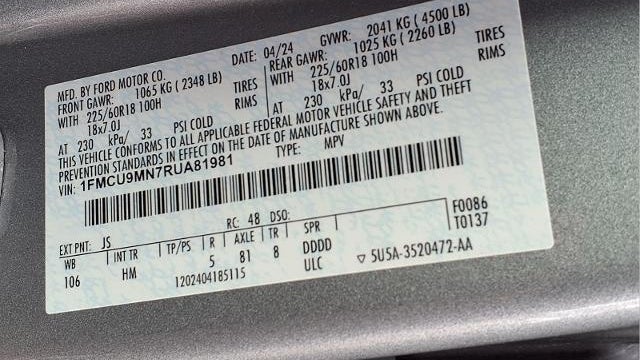 2024 Ford Escape ST-Line