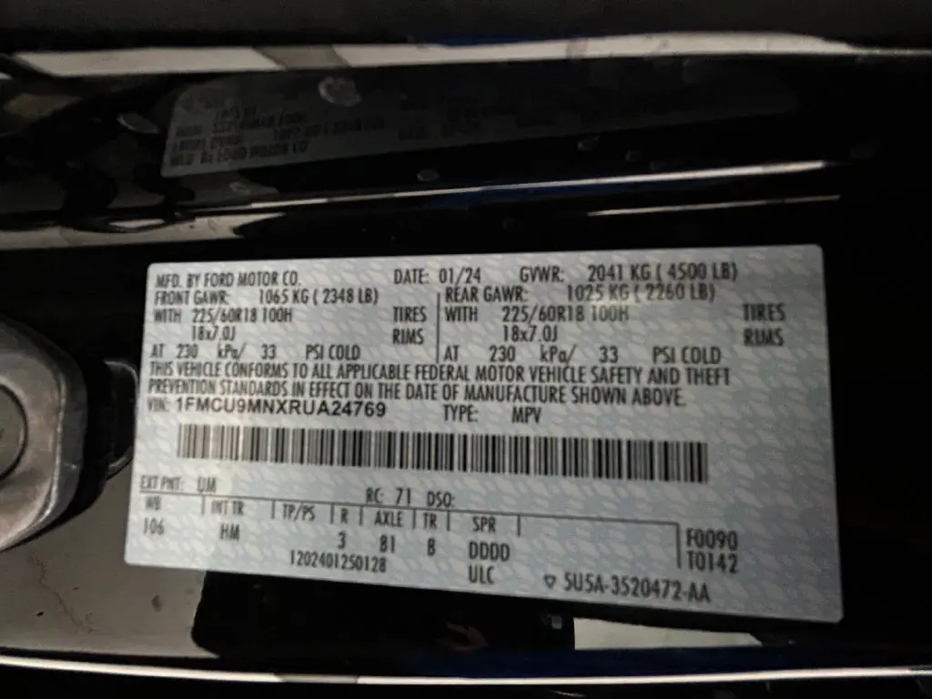 2024 Ford Escape - $19,921