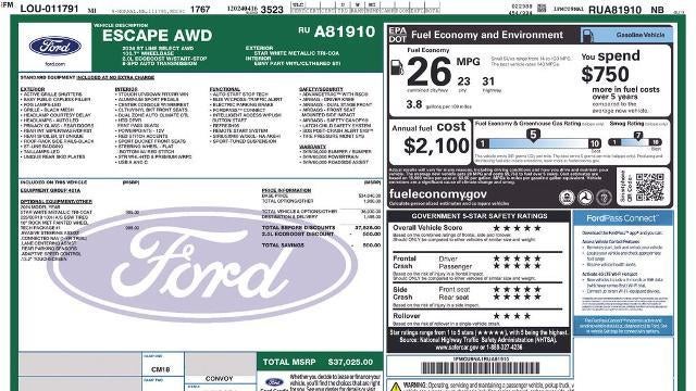 2024 Ford Escape ST-Line Select