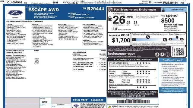 2023 Ford Escape ST-Line Select