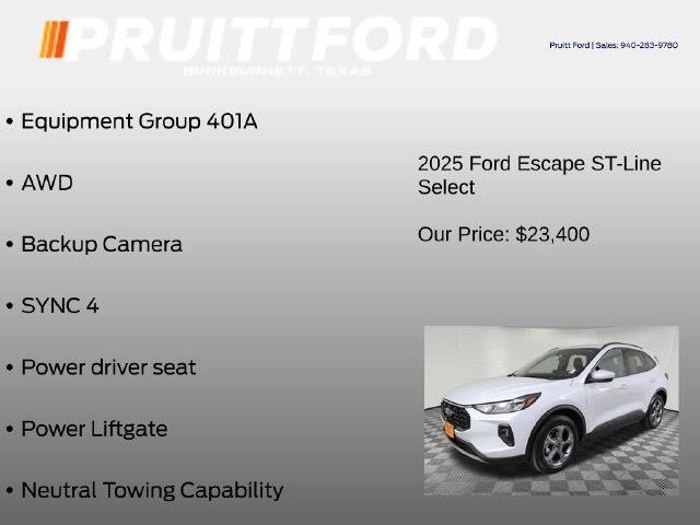 2025 Ford Escape - $23,400