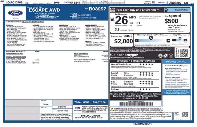 2025 Ford Escape - $23,949