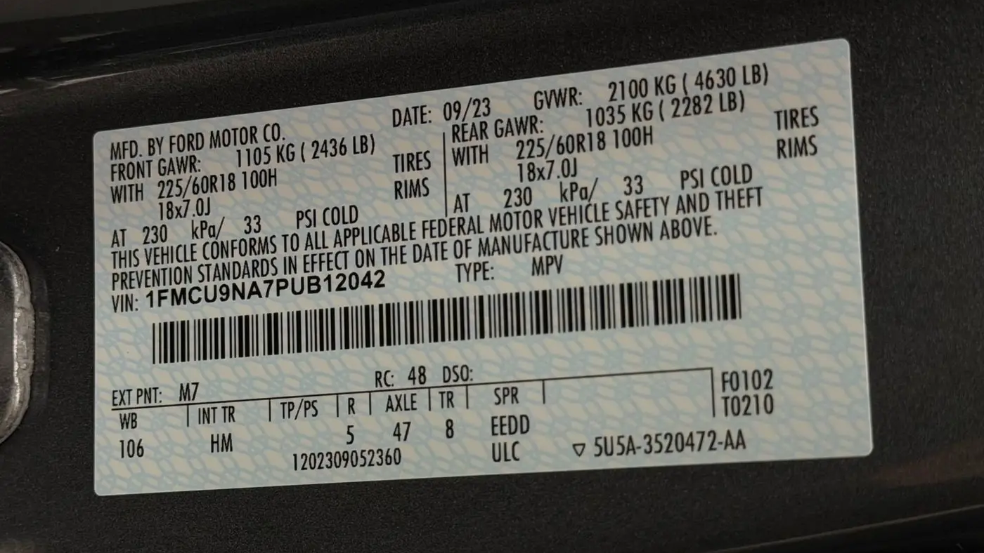 2023 Ford Escape ST-Line Select