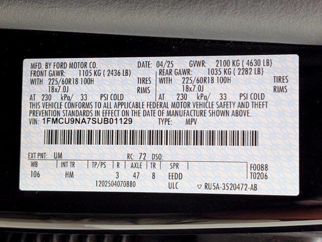 2025 Ford Escape - $25,898