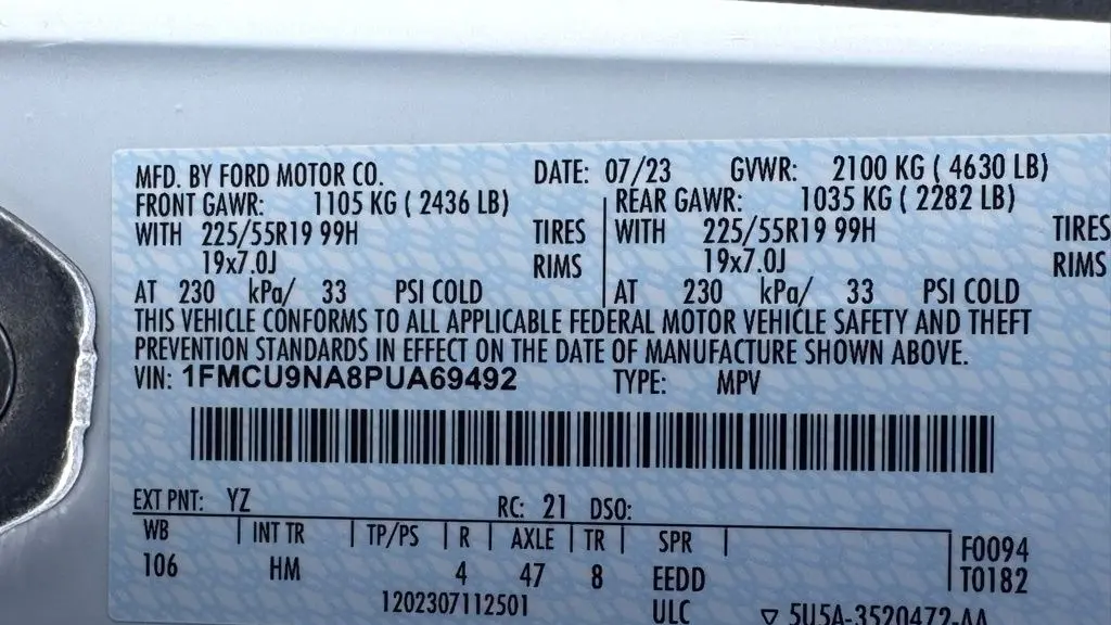 2023 Ford Escape ST-Line Select