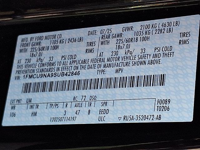 2025 Ford Escape - $25,755