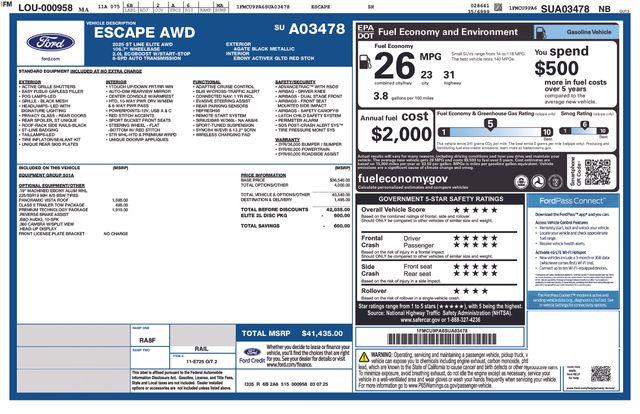 2025 Ford Escape - $29,495