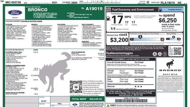 2024 Ford Bronco Black Diamond