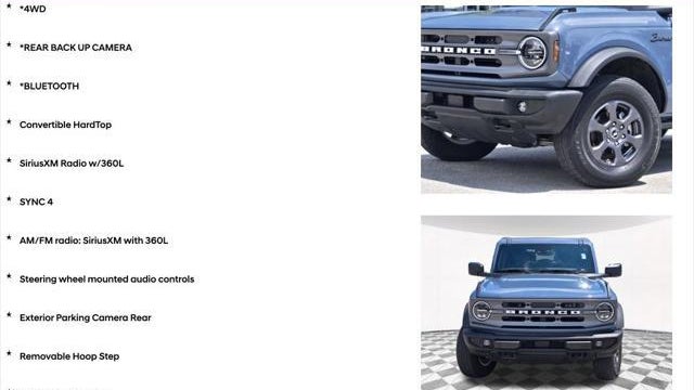 2023 Ford Bronco Big Bend