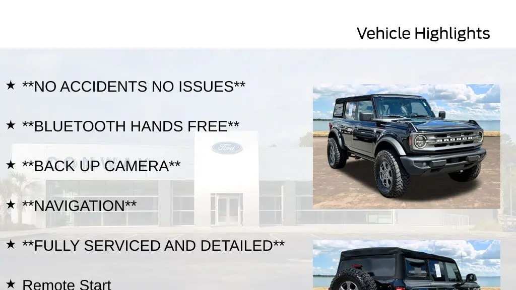 2021 Ford Bronco Base