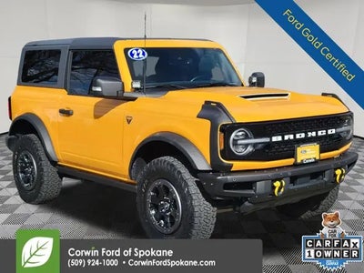 2022 Ford Bronco 4X4 Base Advanced 2DR SUV