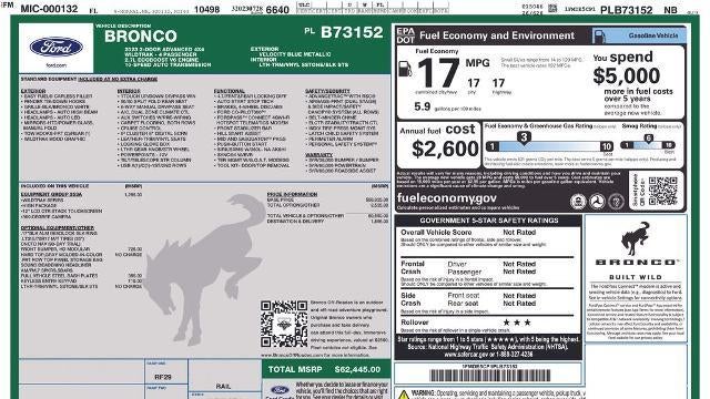 2023 Ford Bronco Base Advanced