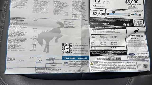 2023 Ford Bronco Base Advanced