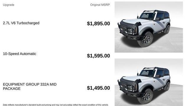 2021 Ford Bronco Badlands Advanced