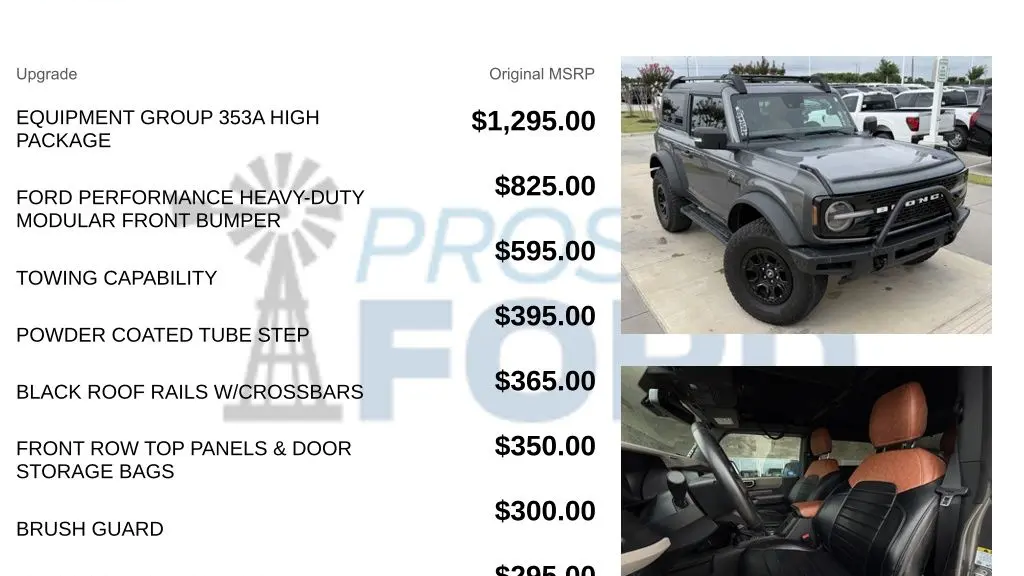 2022 Ford Bronco Base Advanced
