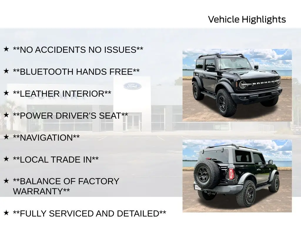 2022 Ford Bronco - $43,824