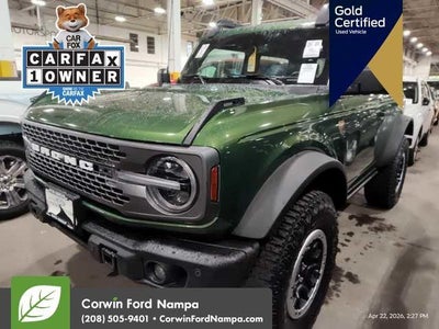Photo of a 2023 Ford Bronco 4X4 Base Advanced 2DR SUV for sale