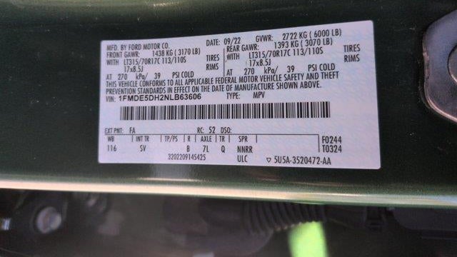 2022 Ford Bronco Badlands Advanced