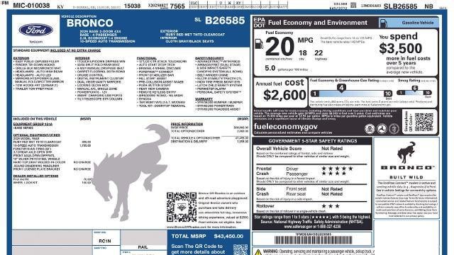 2025 Ford Bronco Base