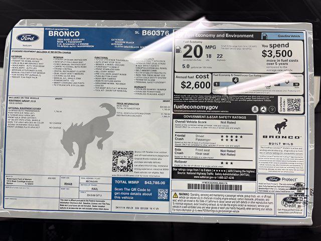 2025 Ford Bronco - $41,211