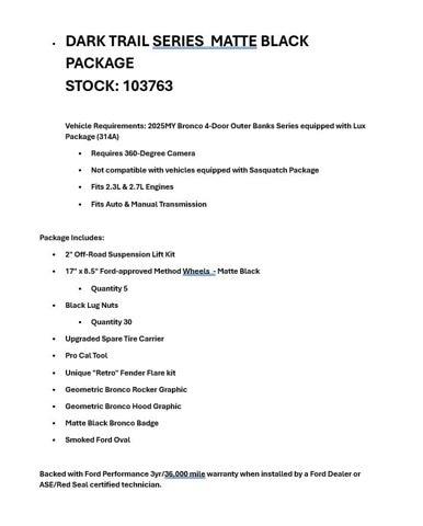 2025 Ford Bronco - $42,991
