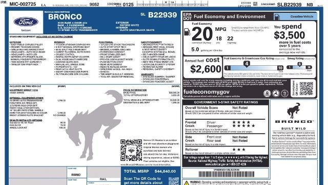2025 Ford Bronco Base