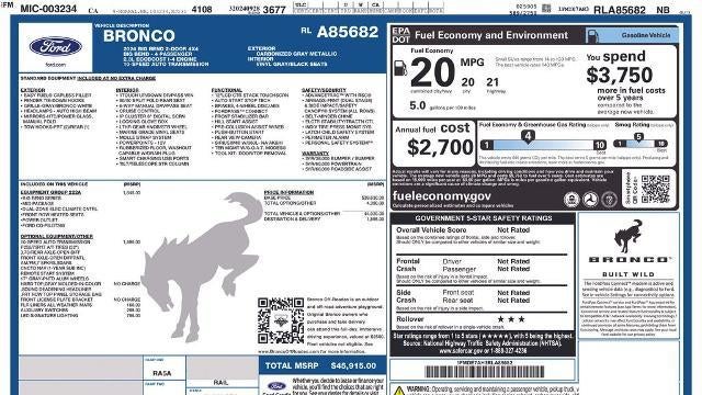 2024 Ford Bronco Big Bend