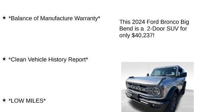 2024 Ford Bronco Big Bend