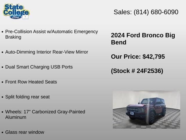 2024 Ford Bronco - $42,795