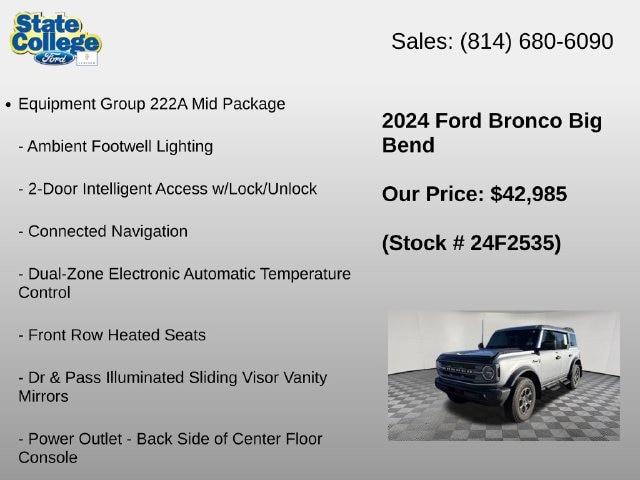 2024 Ford Bronco - $42,985