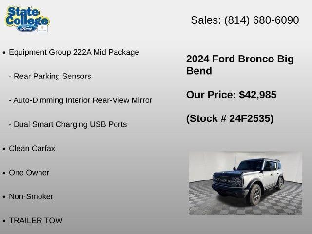 2024 Ford Bronco - $42,985