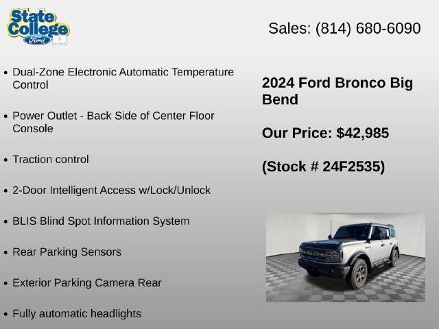 2024 Ford Bronco - $42,985