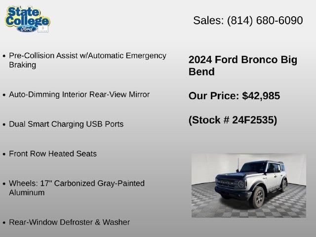 2024 Ford Bronco - $42,985