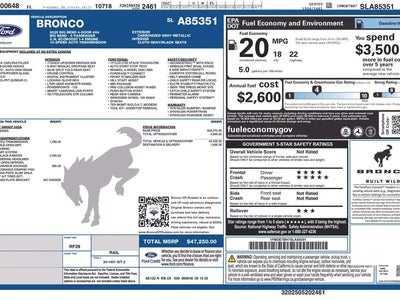 2025 Ford Bronco 4X4 Big Bend 4DR SUV