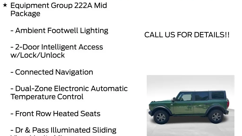 2025 Ford Bronco Big Bend