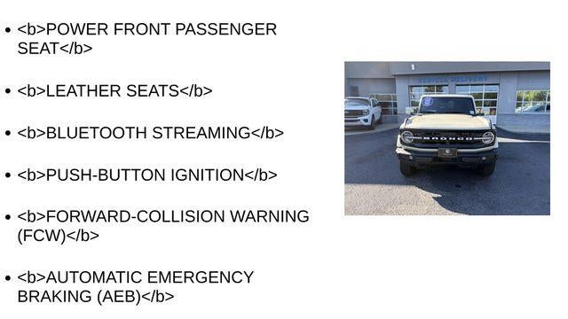 2025 Ford Bronco Outer Banks