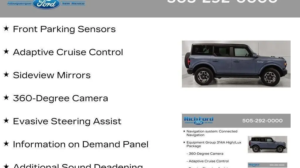2024 Ford Bronco Outer Banks