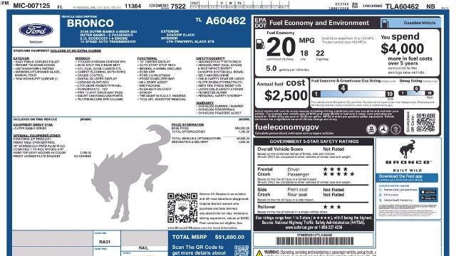 2026 Ford Bronco Outer Banks