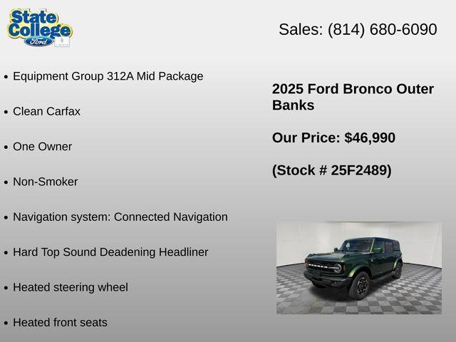 2025 Ford Bronco - $46,480