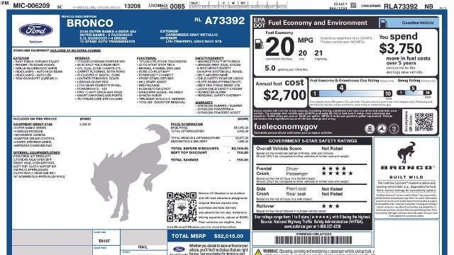2024 Ford Bronco Outer Banks