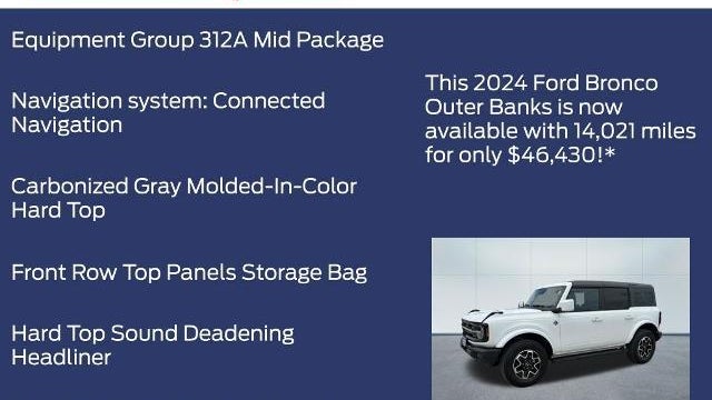 2024 Ford Bronco Outer Banks