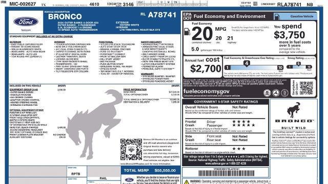 2024 Ford Bronco Outer Banks