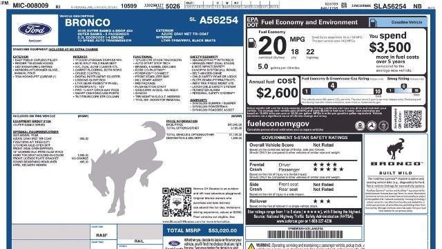 2025 Ford Bronco Outer Banks
