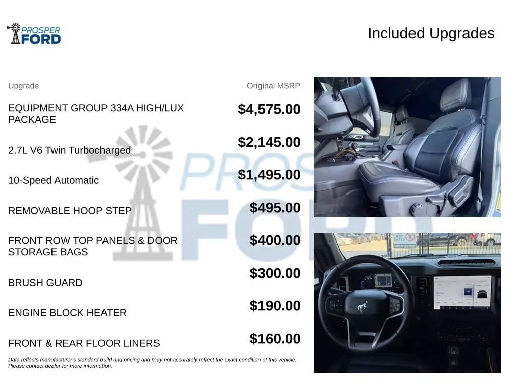 2024 Ford Bronco - $43,763