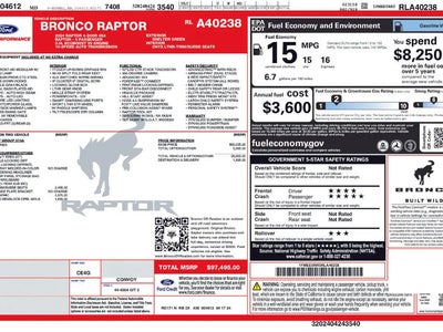 2024 Ford Bronco 4X4 Raptor 4DR SUV