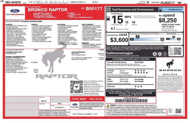 2024 Ford Bronco - $68,999