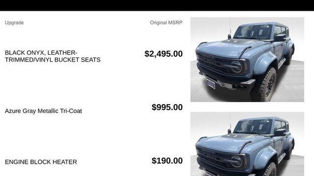 2024 Ford Bronco Raptor
