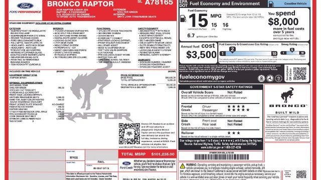 2025 Ford Bronco Raptor