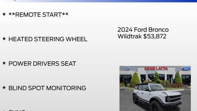 2024 Ford Bronco Wildtrak